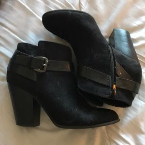 Carlos Santana Black Booties